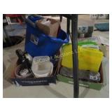 garage items bucket gloves caulk gun more L@@K