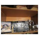 wok set condiment holder bar set