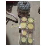 cookie jar and new candles