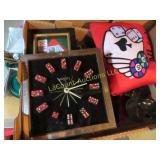 dice bar clock card decor "suit" dishes
