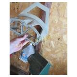 2 bird houses and hose holder
