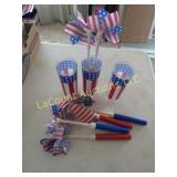 patriotic battery operated pinwheel glasses