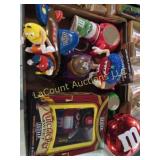M & M collectibles mugs dispensers