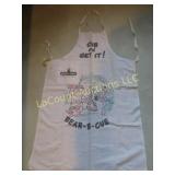 vintage Gillette Tires advertising BBQ Apron