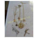 costume jewelry charms &  necklaces