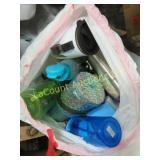 many assorted insulated cups cookie press