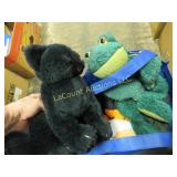 assorted plush frog cats L@@K