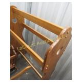 nice wood quilt rack