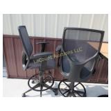 2 KI bar height office chairs **