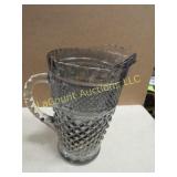 heavy vintage silvered type pitcher