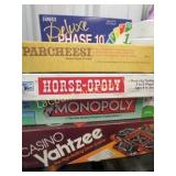 assorted games casino yahtzee horse-opoly