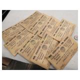 new old stock Pikle-Rite pinbacks in packages