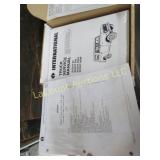 IH scout manual truck service manual new sealed