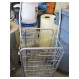 folding wire shooping cart