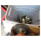bin w wheels casters assorted