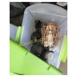covered tote w stones for heat massage