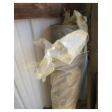 large roll fiberous material