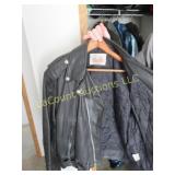 Excelled leather jacket size 44 eagle painted back