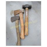 hatchets small sledge hammer