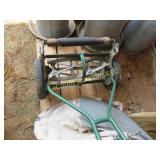 vintage push reel lawn mower by Eclipse
