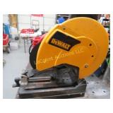 DeWalt chop saw metal cutting