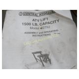 ATV Lift 1500lb capacity