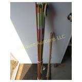driveway stakes & wood dowels