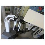 Kesrer portable desk w mouse tray on wheels