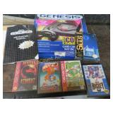 vintage Sega Genesis w games boogerman