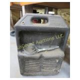 oil changing plastic catcher bin oil wrench
