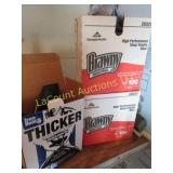 1 roll trash bags 2 bounty shop rags  one sealed