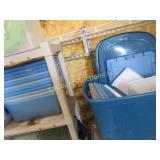 Assorted tubs totes
