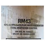 2.5 gallons RM43 weed preventer sealed