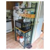 microwave stand w drawers (not contents)