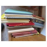 assorted books vintage year books