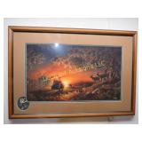 Terry Redlin framed deer print #