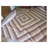 Amish made large handmade quilt
