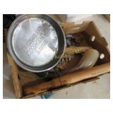 tire knocker tooth necklace ice box pie tins misc