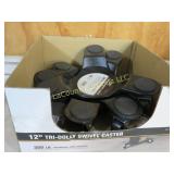 12" tri-dolly swivel casters