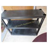 plastic shelving unit