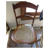 vintage caned seat chair