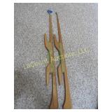 2 fishing poles