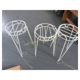 3 planter stands