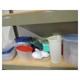 assorted plasticware Tupperware