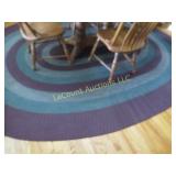 braided area dining rug 8.5