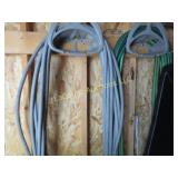 garden hose on holders