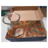 vintage juice carafe & glasses