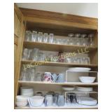 all in cabinet glassware deer mugs corelle set