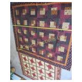 2 handmade quilts beautiful