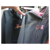 2 underarmour hoodies sweatshirts size L